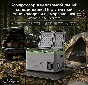 электрический кулер: Автомобильный компрессорный холодильник Alpicool XD55 (55 литров) — 1