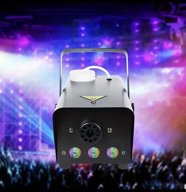 Digər biznes avadanlığı: Led işıqlı Tüstü aparatı səhnə üçün 500w. 
Pultla idarəetmə mümkündür — 2
