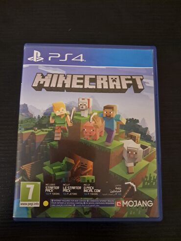 kranşteyn qiymeti: PS4 Minecraft diski cox az istifade olunub idealdir Qiymet:40azn real
