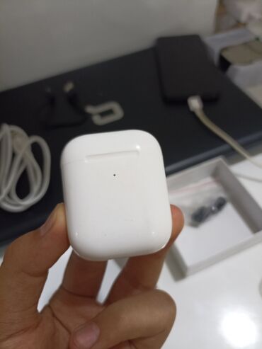 qulaq aparatinin satisi: Airpods əla isdiyir keyfiyyətlidi 1ay isdifade olunub heç bir problem