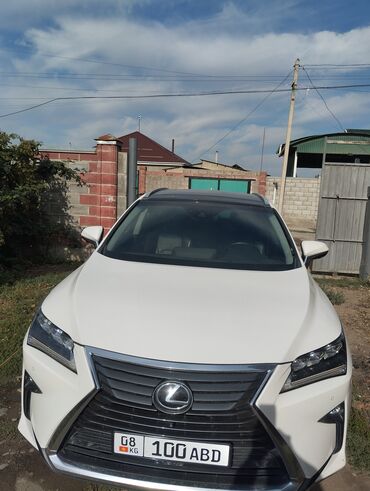 авто легковой: Lexus RX 350, белый кроссовер - Двигатель: бензиновый V6 3.5 (RX 350