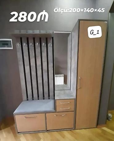 5 ton: Dəhliz üçün çoxfunksiyalı mebel dəsti Ölçü: 200 × 140 × 45 sm — 1