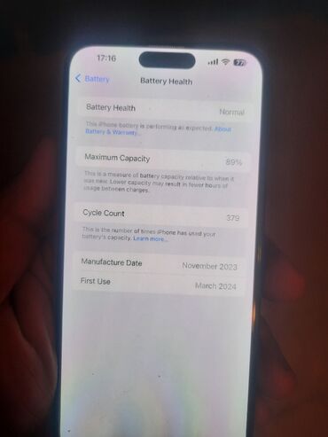 kredit telefon tek şexsiyyet vesiqesi ile: IPhone 15 Pro Max, Graphite