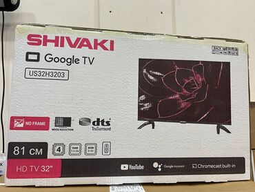soyuducu paltaryuyan televizor kondisoner mebel var zemanetle satilir catdirilma mumkundur: Yeni Televizor Shivaki Led 32" HD (1366x768), Ödənişli çatdırılma