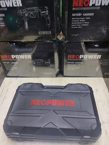 Молотки: Перфоратор NEPOWER 26р 
Мощность 1200ват 
1100 оборот — 3