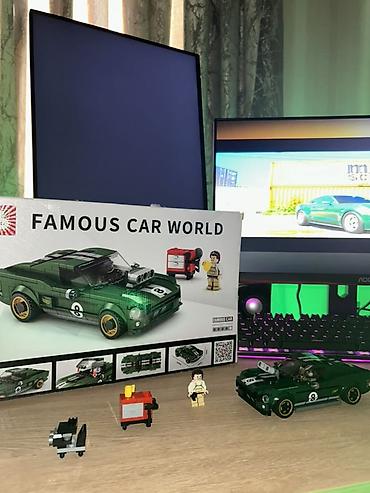 LEGO tipli konstruktor dəstləri: 🟢 Famous Car World – Klassik Muscle Car 🏁 Əfsanəvi klassik — 15