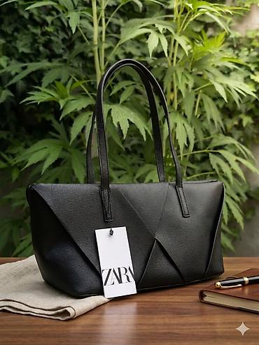 Сумки женские, стильные и удобные 1) ZARA, модель шопер с
