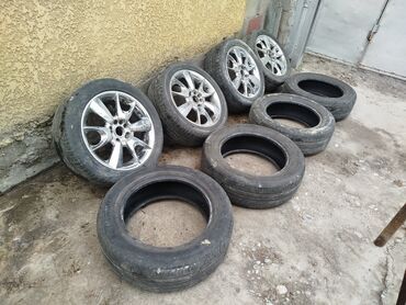 corolla runx: Дөңгөлөктөр монтажда 225 / 60 / R 17, Жай, Колдонулган, Комплект, Жеңил коммерциялык транспорт (C/LT), Куйма, тешиктери - 5