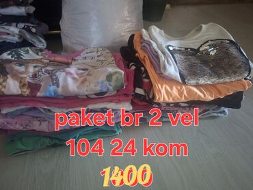 Paketi dečije odeće: Paket: Farmerke, Helanke, Košulje, Unisex — 4