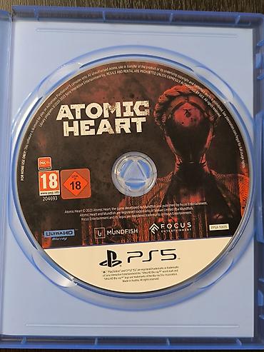 PS5 (Sony PlayStation 5): Atomic Heart (PS5). Tam rus dilində. Əla vəziyyətdədir. Pulsuz — 2