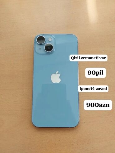 Mətbəx mebeli: IPhone 14, 128 GB, Blue Titanium, Barmaq izi, Face ID