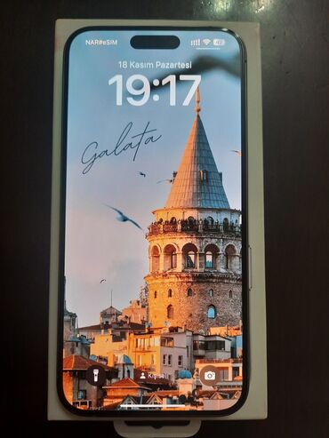 dubayda iphone 15 pro max qiymeti: IPhone 15 Pro Max, 256 GB, Natural Titanium, Sənədlərlə, Face ID, Simsiz şarj