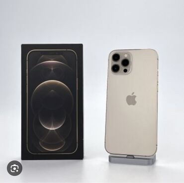 12 про 128: IPhone 12 Pro Max, Новый, 128 ГБ, Золотой, Защитное стекло, Чехол, Коробка, 100 %