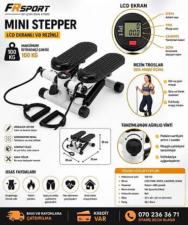 💥 Stepper, addım aləti ✅ 7/24 əlaqə saxlaya bilərsiz. ✅ ŞƏXSİYYƏT