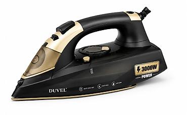 Утюги: №: 16521 Məhsulun adı: Ütü Duvel DL-254, keramika, 3000 Vt, qara — 1