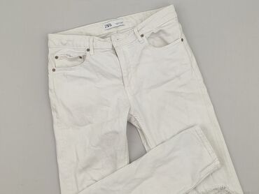zara woskowane spodnie: Zara, Jeansy damskie, rozmiar S