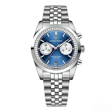 Ručni satovi: PAGANI DESIGN PD-1775 - 37.5mm - Plava - Seiko VH64 Potpuno nov muški — 17