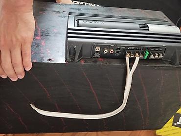 sony usilitel: Avtomobil üçün subwoofer və gücləndirici komplekti - Subwoofer — 4