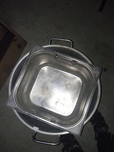 Tava-qazan dəstləri: Qazan, rəng - Gümüşü, Paslanmayan polad, Türkiyə — 6