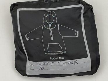 granatowa bluzki damskie: Płaszcz przeciwdeszczowy