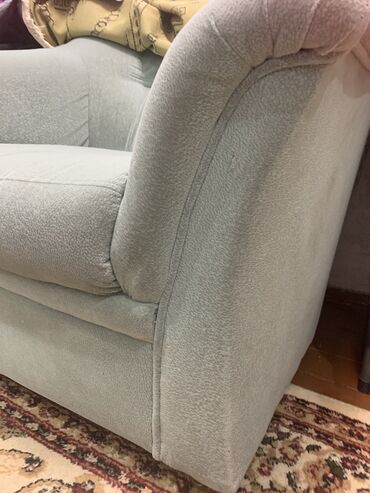 Прямые диваны: Диван/Кровать 2 м вместе с 2мя креслами в наборе/хорошего качества — 14