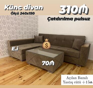 işlənmiş künc divanları: Künc divan