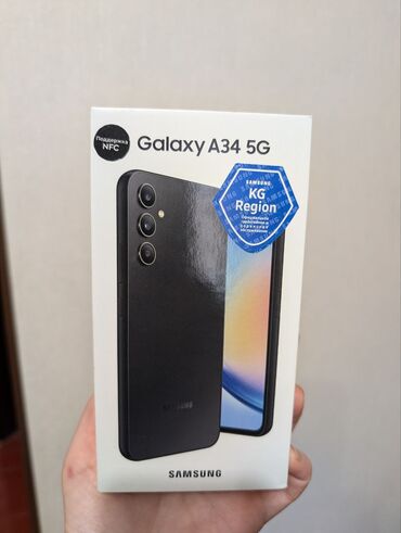 samsung z flip 4 цена в бишкеке бу: Samsung Galaxy A34 5G, Б/у, 128 ГБ, цвет - Черный, 2 SIM