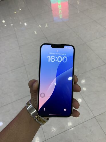 telf: IPhone 13, 128 GB, Starlight, Barmaq izi, Face ID, Sənədlərlə