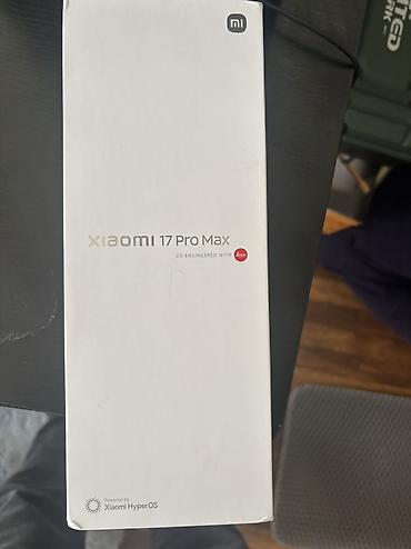 redmi 17 pro max: Xiaomi 512 GB, rəng - Qara, 
 Face ID, İki sim kartlı, Sənədlərlə — 2