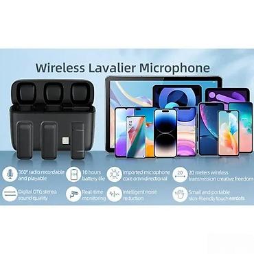 Mikrofoni: Set od dva bežična mikrofona tip C sa kutijom i prijemnikomT. Opis — 12