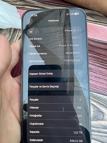 iphone 13 pro max irşad telecom: IPhone 13 Pro Max, 1 TB, Blue Titanium, Barmaq izi, Face ID, Simsiz şarj — 3