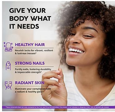 Витамины и БАДы: США для волос кожи ногтей суставов Биотин с коллагеном и кератином — 12