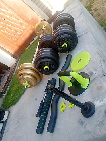 Ştanqlar və ştanq diskləri: Ştanq, Çəki: 65 kq, Yeni — 17