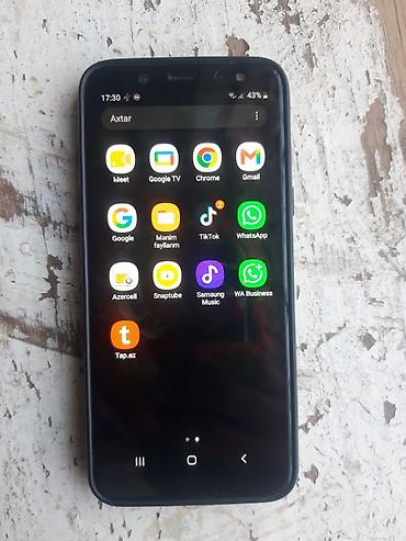 samsung a3 2017: Samsung Galaxy A6, 32 GB, rəng - Qara, Barmaq izi — 3