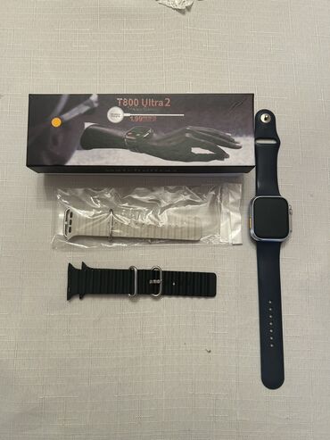 smart saat apple: Smart saatlar satılır.Təzədir.Qutusu var.T 800 ultra var.Apple watch