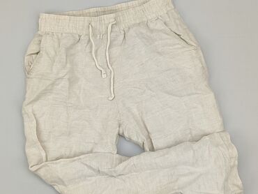 białe spodnie dresowe hm: Sweatpants, M (EU 38), condition - Very good