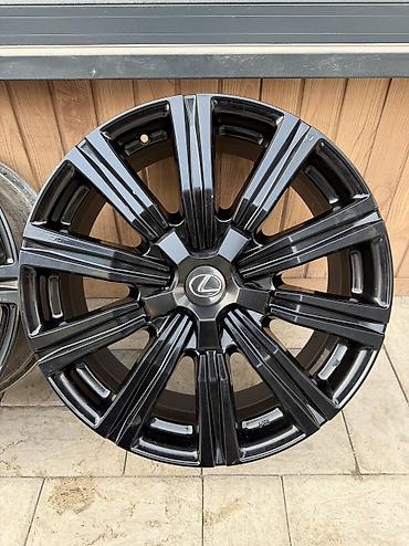 r20 lexus: Литые Диски R 21 Lexus, Комплект, отверстий - 5, Б/у — 9
