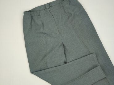 spodnie dzianinowe szare: Spodnie materiałowe damskie, 2XL