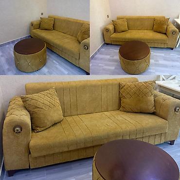 puf satışı: Divan satılır pufiklə birlikdə 160₼. Açılır bazası var.Ünvan — 1