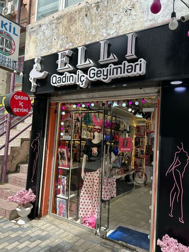 hazır: Salam qadin ic geyim magazasi hazir biznes kimi satilir magaza yox