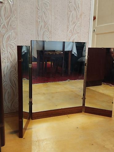 makeup masası: Güzgü Masaüstü, Düzbucaqlı, Makiyaj üçün, Çərçivə ilə — 1