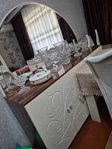 yatag dəsti: Mebel dəsti – qonaq otağı üçün - Künc divan: açıq bej rəng, yumşaq — 4