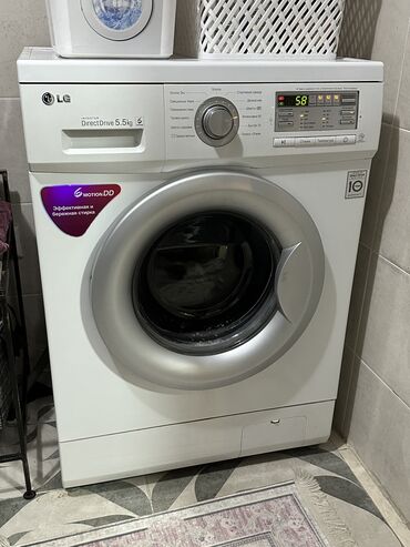 корейская стиральная машина: Стиральная машина LG, Б/у, Автомат, До 6 кг, Компактная