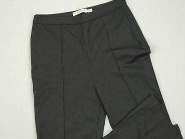 białe jeansy mom fit: Trousers, S (EU 36), condition - Very good