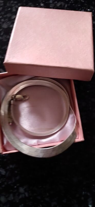 золотая цепь женская: Цепочка, Проба 925, Женские, Б/у