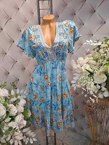 Haljine: Boho letnja haljina sa printom – više boja - Kroj: midi dužina — 11
