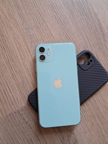 телефоны редми нот 9: IPhone 11, Колдонулган, 128 ГБ, Көгүлтүр, 82 %