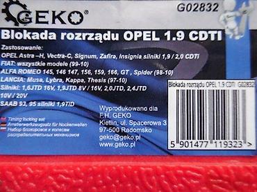 Alati za automobile: Komplet alata za blokadu i podešavanje razvoda (dizel motori — 6