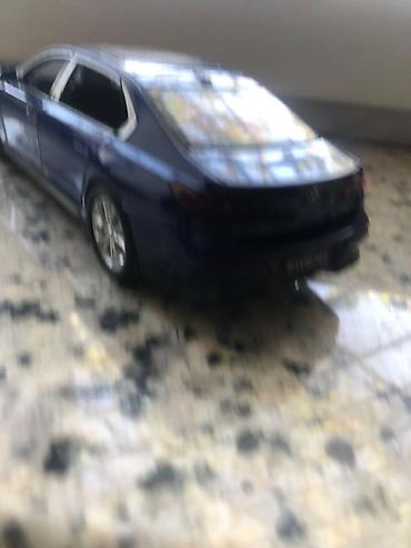 Модели автомобилей: Metal kolleksiya modeli – BMW 7 Series (BWM760 lövhəli), tünd mavi — 3