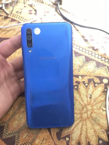 samsung p960: Samsung Galaxy A50, 64 GB, rəng - Mavi, Düyməli, Face ID, İki sim kartlı